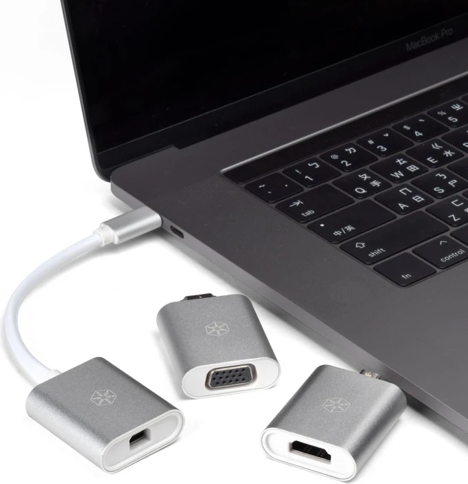 SilverStone EP11S, 4K Thunderbolt 3 auf Multi-Adapter