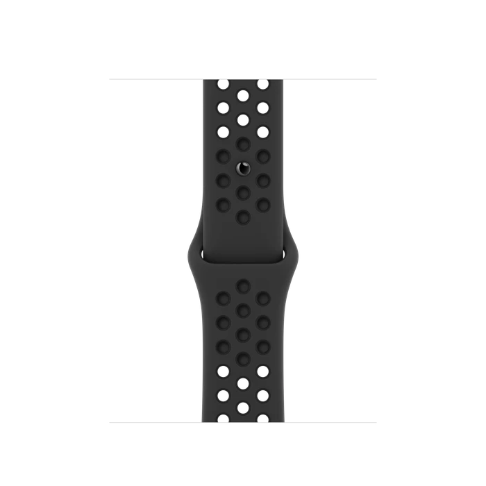 Apple Watch Nike Series 7 (GPS) 41mm Aluminium Mitternacht mit Sportarmband anthrazit/schwarz