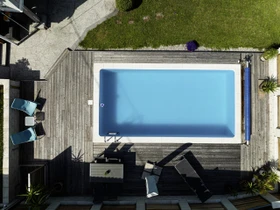Steinbach Styropor Stahlwandpool Basic Set rechteckig 600x300x150cm adriablau