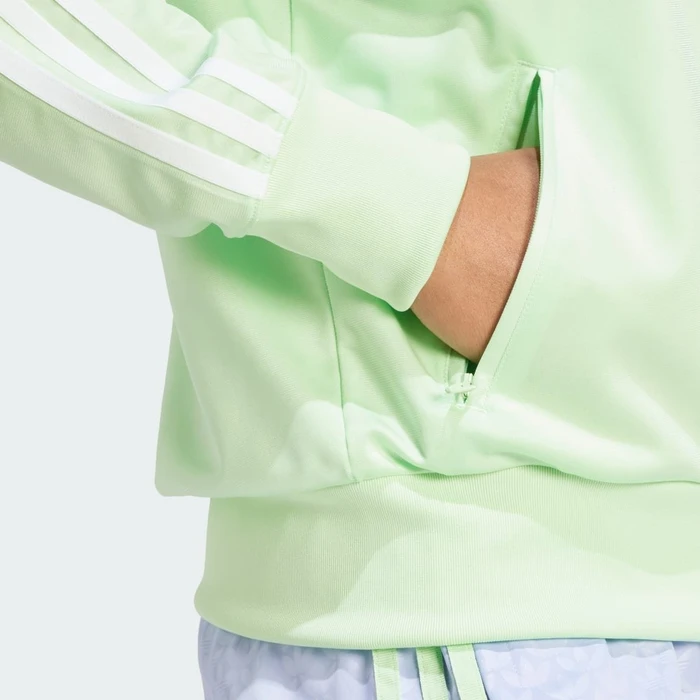 adidas Adicolor Classics Loose Firebird Originals Trainingsjacke semi green spark (Damen)