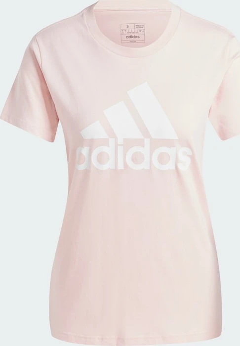 adidas Loungewear Essentials Logo T-Shirt kurzarm sandy pink (Damen)