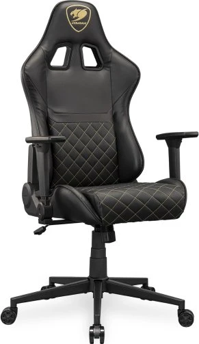 Cougar Armor One V2 Gamingstuhl, schwarz/gold