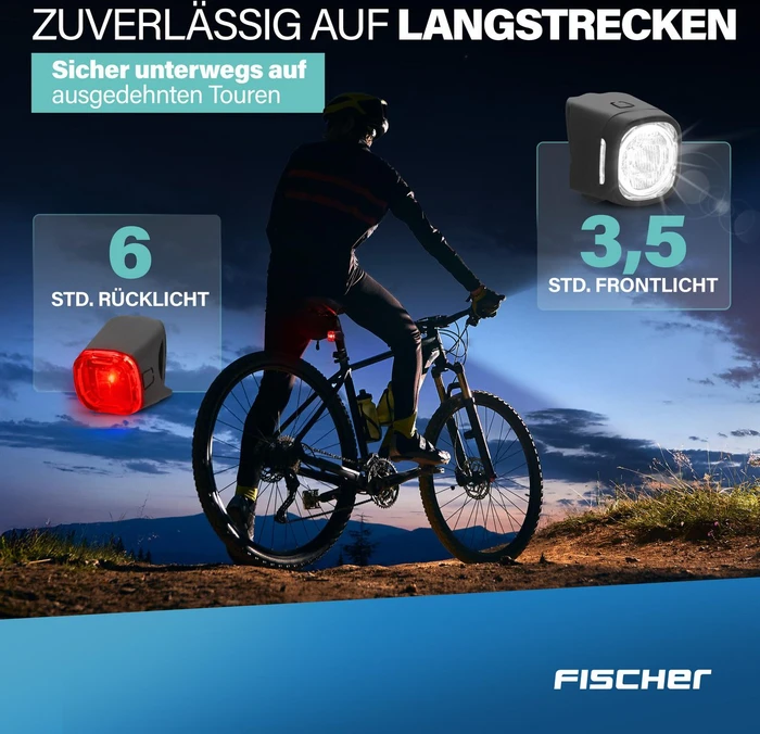 Fischer Square 40/20 Lux Beleuchtungsset