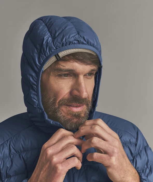 Ortovox Downwool 180 Hooded Funktionsjacke blue nunatak (Herren)