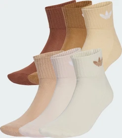 adidas Mid Ankle Socken cream white/wonder quartz/sand strata, 6 Paare