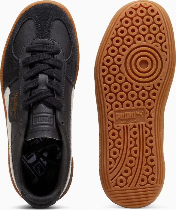 Puma Palermo Leather puma black/feather gray/gum (Junior)