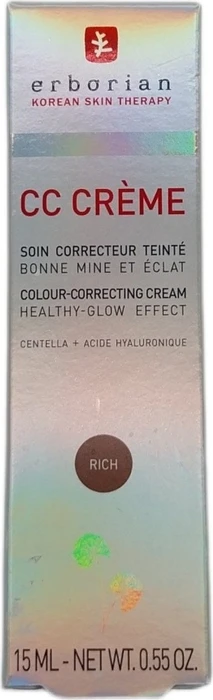 Erborian CC Crème Healthy-Glow Effect rich LSF30, 15ml