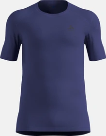 Odlo Active Warm Eco Funktionsshirt kurzarm skipper blue (Herren)