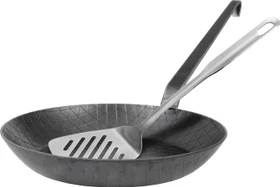 Gräwe Iron-High Bratpfanne mit Hakenstiel hoher Rand 27.5cm