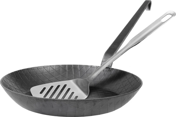 Gräwe Iron-High Bratpfanne mit Hakenstiel hoher Rand 27.5cm