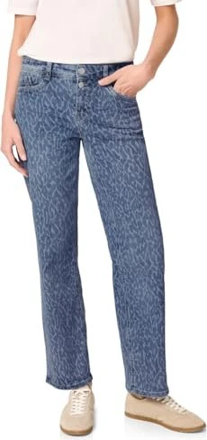 Street One Amalia Jeans mid blue/leo laser (Damen)