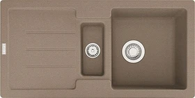 Franke Strata STG 651-86 Einbau Becken reversibel mit Ablauffernbedienung cashmere