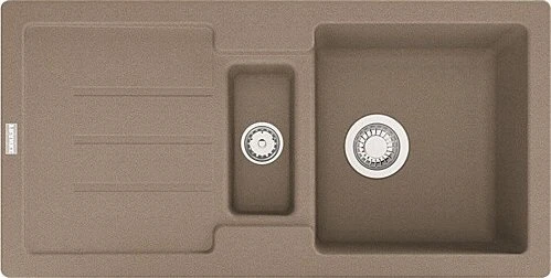 Franke Strata STG 651-86 Einbau Becken reversibel mit Ablauffernbedienung cashmere