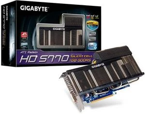 GIGABYTE Radeon HD 5770 Silent Cell, 1GB GDDR5, DVI, HDMI, DP