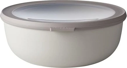 Mepal Multischüssel Cirqula rund Aufbewahrungsbehälter 2.25l nordic white