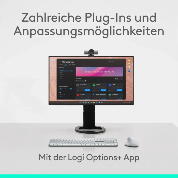 Logitech MX Master 4 Pale Grey, hellgrau, Logi Bolt, USB/Bluetooth
