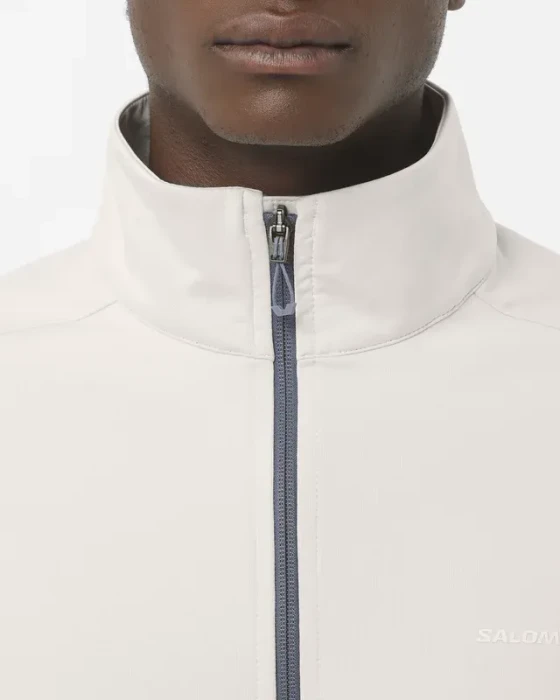 Salomon Gore-Tex Infinium Windstopper Funktionsjacke whisper white (Herren)