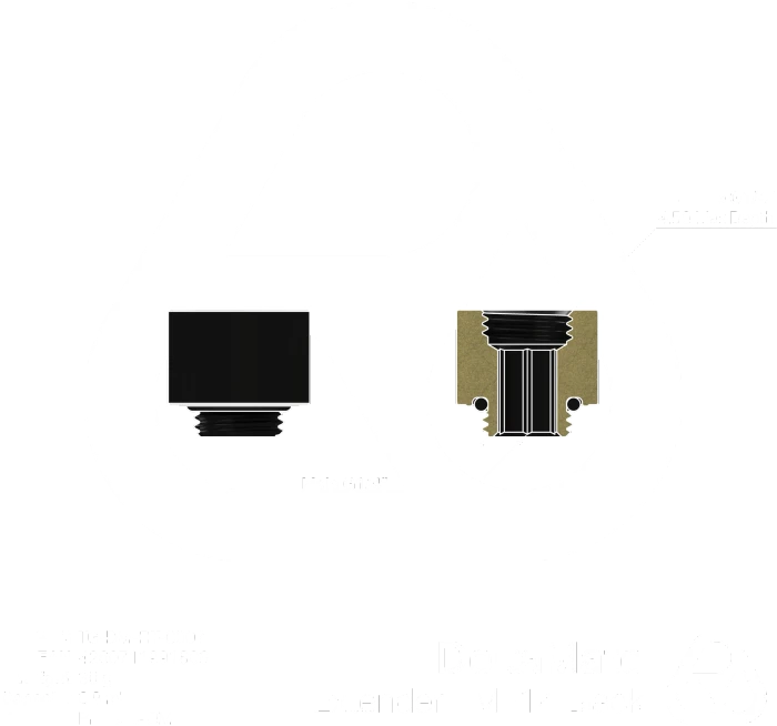 Thermal Grizzly DeltaMate Extender MF14, Verlängerung, G1/4", schwarz