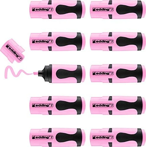 edding 7 Textmarker mini pastellrosa, 10er-Pack