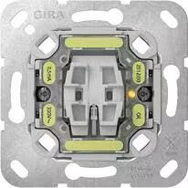 Gira Einsatz Wipp-Kontrollschalter 16 AX 250 V~ mit orangem LED-Beleuchtungselement 230 V~ Universal-Aus-Wechselschalter