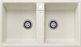Blanco Zia 9 Doppelspüle softweiß