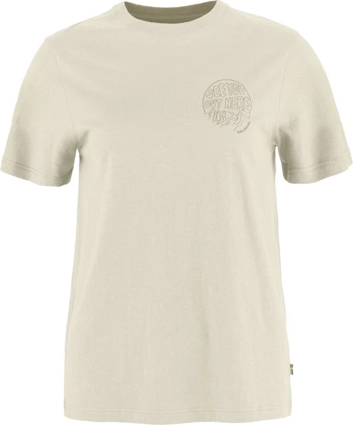 Fjällräven Hemp Blend Out Here T-Shirt kurzarm chalk white (Damen)