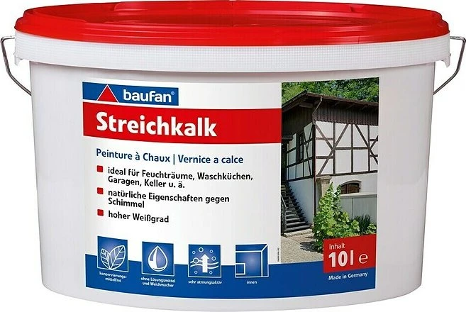 Baufan Streichkalk, 10l