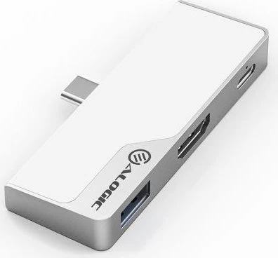 Alogic Ultra Series USB-C Dock Nano Mini, silver, USB-C 3.0 [Stecker]