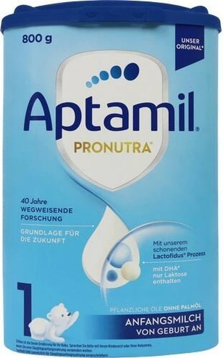 Milupa Aptamil 1 Pronutra Anfangsmilch Pulver, 800g