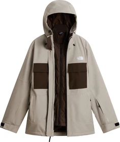 The North Face Fourbarrel Triclimate 3-in-1 Skijacke stone slab/dark chestnut (Herren)