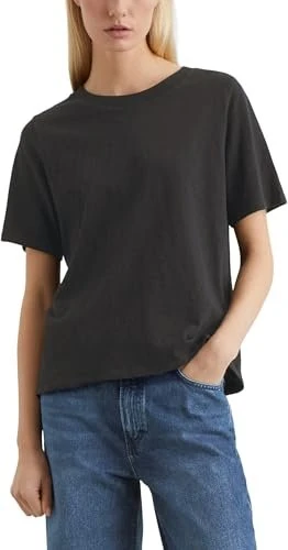 Marc O'Polo Relaxed Round Neck T-Shirt kurzarm schwarz (Damen)