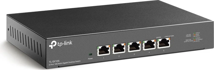 TP-Link TL-SX100 Desktop 10G Switch, 5x RJ-45