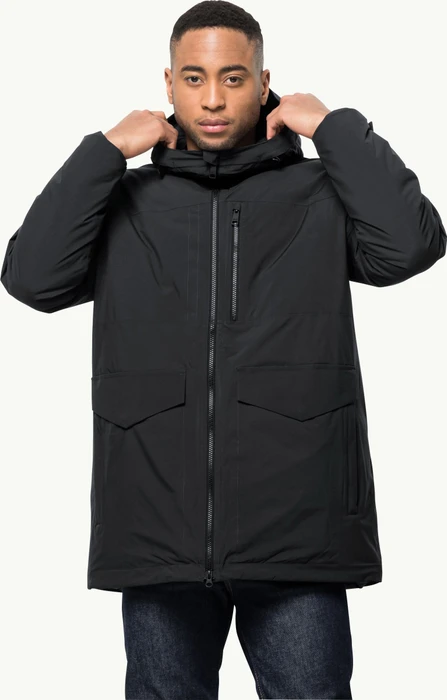 Jack Wolfskin Koenigsbau Parka Funktionsjacke schwarz (Herren)