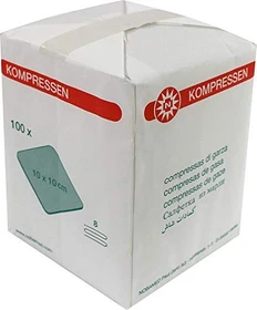 Nobamed Mullkompressen 8-fach, 10 x 10cm, 100 Stück