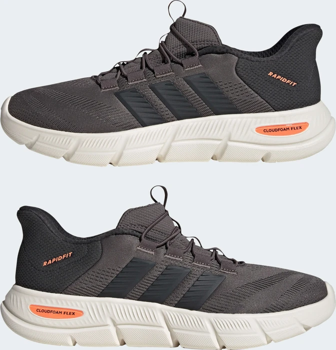 adidas Cloudfoam Flex Rapidfit charcoal/carbon/lucid orange (Herren)