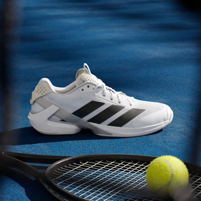 adidas Adizero Ubersonic 5 cloud white/core black/silver metallic (Herren)