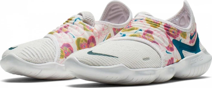 Nike Free RN Flyknit 3.0 white/laser orange/hyper pink/green abyss (Damen)