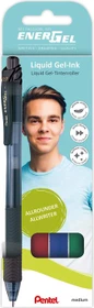 Pentel EnerGel X BL107 0.7mm/0.35mm Gelroller, 4er-Set