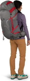 Osprey Eja 55 Pro WXS/S dale grey/poinsettia red (Damen)