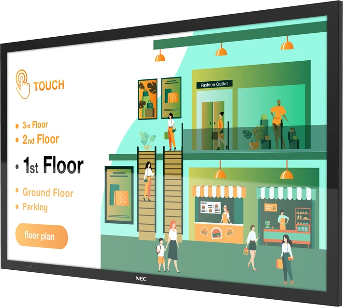 NEC MultiSync M491 PCAP, 49" (60005080) – Bild 2 von 2