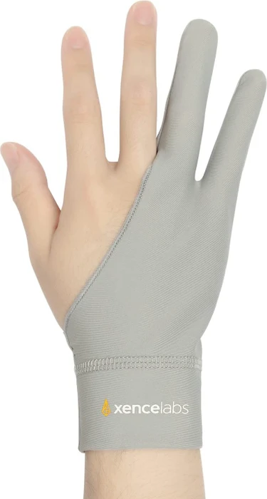Xencelabs Drawing Glove, Zeichenhandschuh, Medium, grau