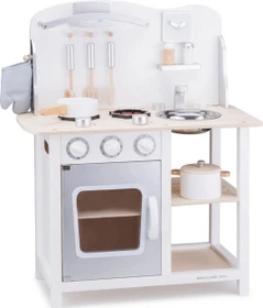 New Classic Toys Kinderküche Bon Appétit weiß/silber