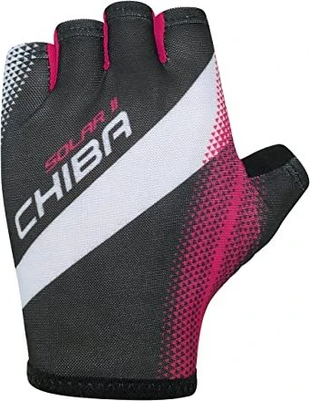 Chiba Solar II Fahrradhandschuhe schwarz/pink