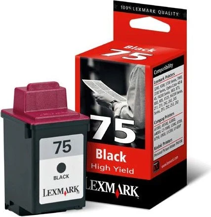 Lexmark Druckkopf mit Tinte 75 schwarz