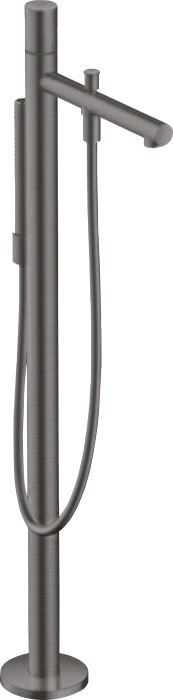 Hansgrohe AXOR Uno Einhebel-Wannenmischer bodenstehend mit Zerogriff brushed black chrome