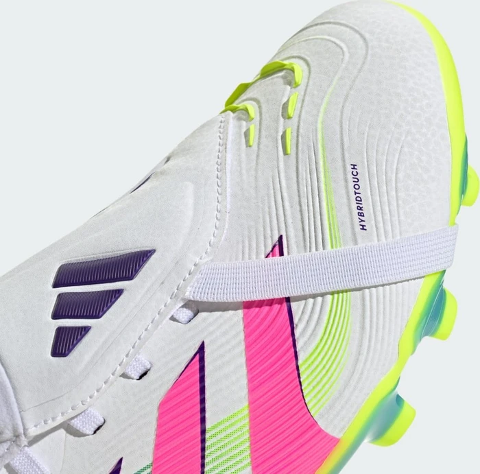 adidas Predator Pro Fold-Over Tongue FG/MG cloud white/lucid pink/lucid lemon