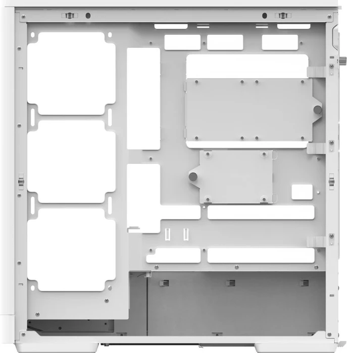 AeroCool D520A White, Glasfenster