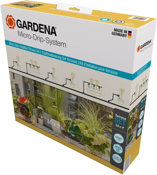 Gardena Micro-Drip-System Balkon Tropfbewässerungs-Set 20m