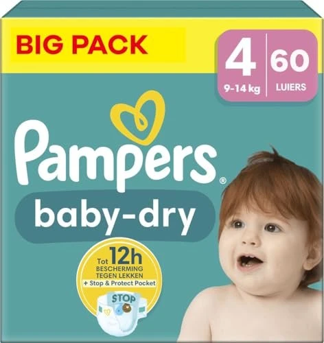 Pampers Baby-Dry Gr.4 Einwegwindel, 9-14kg