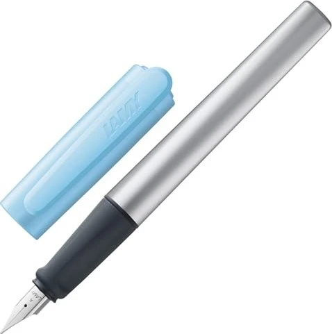 Lamy nexx Aluminium silber/azure, rechte Hand, Anfänger